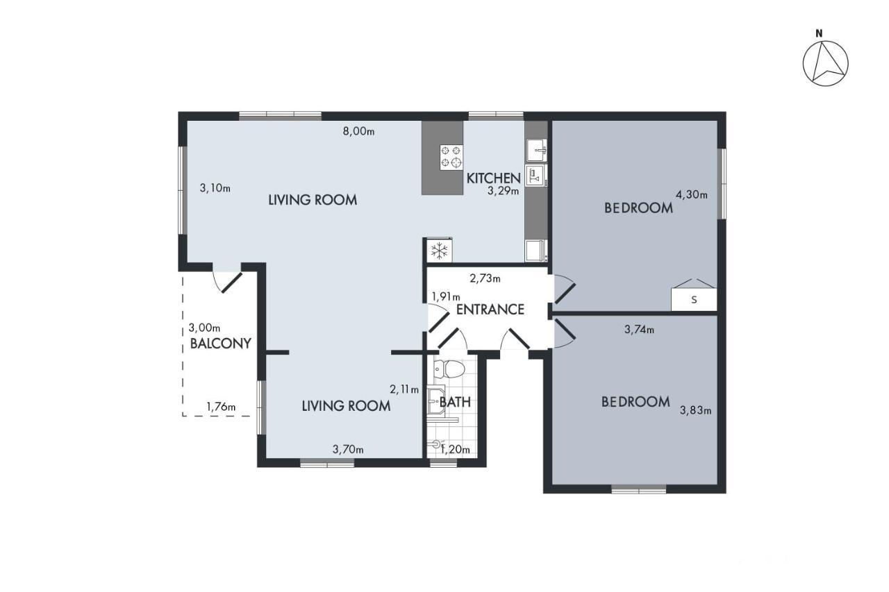 Sanders Charm - Endearing Two-Bedroom Apartment With Shared Garden Koppenhága Kültér fotó